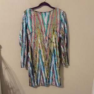 Dress the Population Lola All Over Sequin Mini Dress